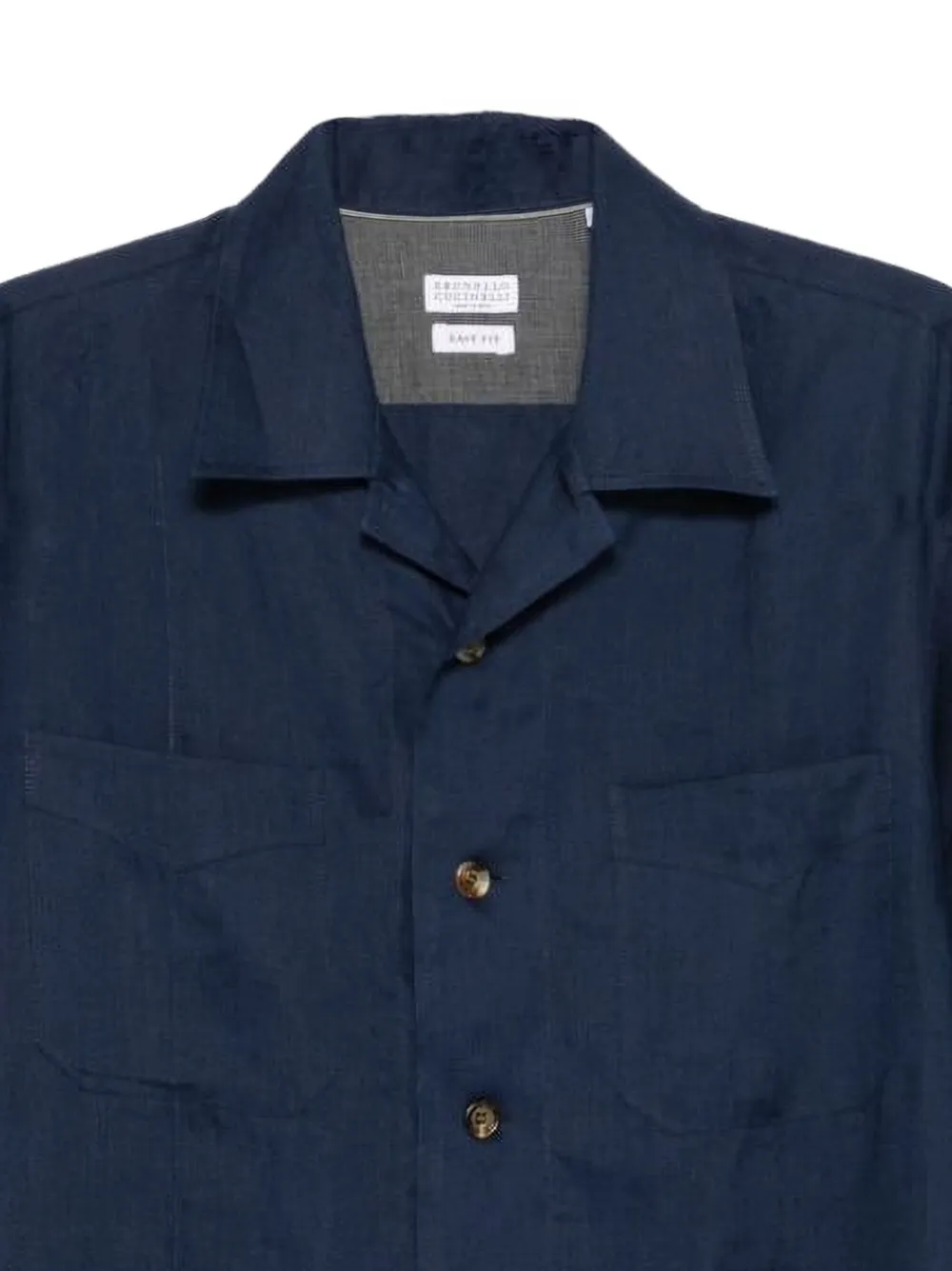 Brunello Cucinelli Overhemd met knoopsluiting Blauw