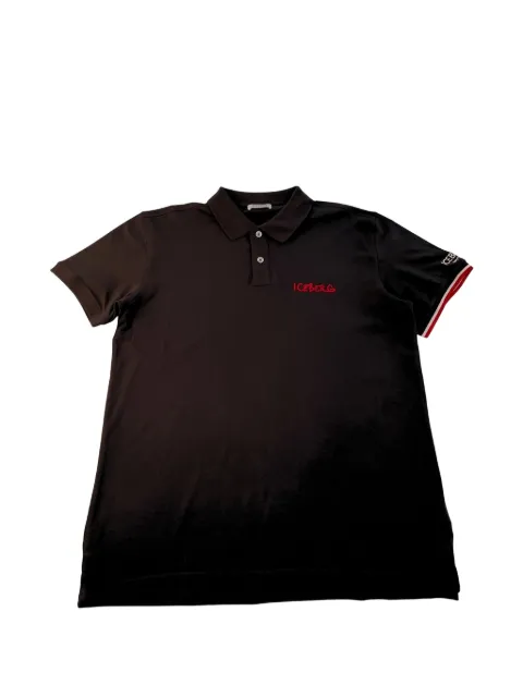 Iceberg logo-embroidered polo shirt