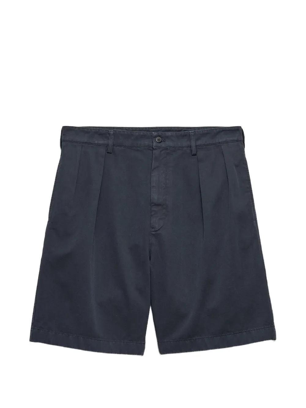 Prada pleated bermuda shorts - Blue