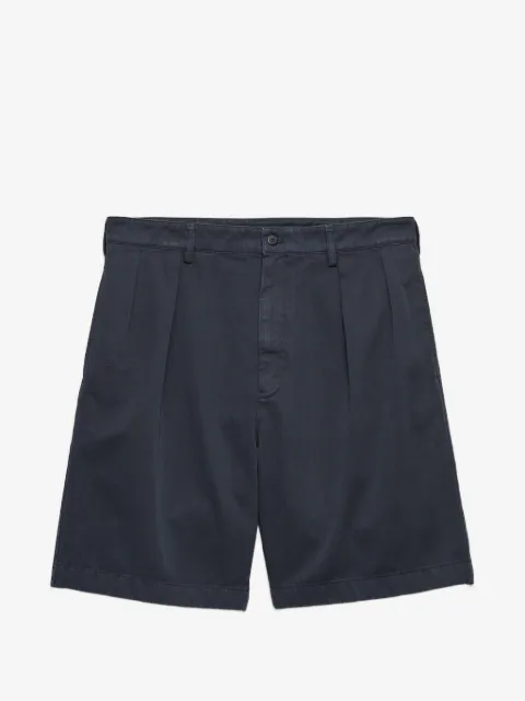 Prada pleated tailored shorts