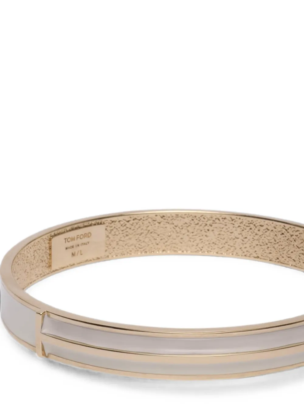 TOM FORD T-logo Bangle in Gold, view 2