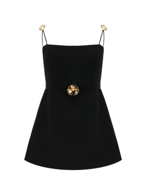 Alexis Basei button-embellished mini dress