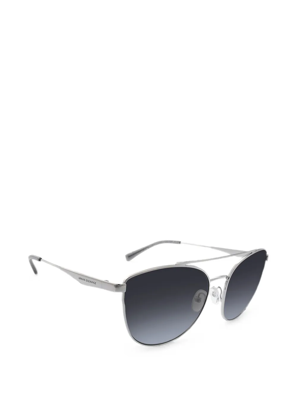 Armani Exchange Zonnebril met cat-eye montuur Zilver