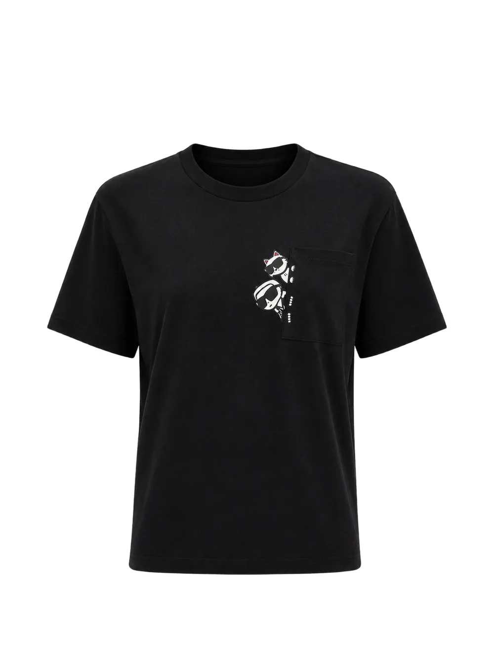 Karl Lagerfeld Camicia con stampa grafica - Nero