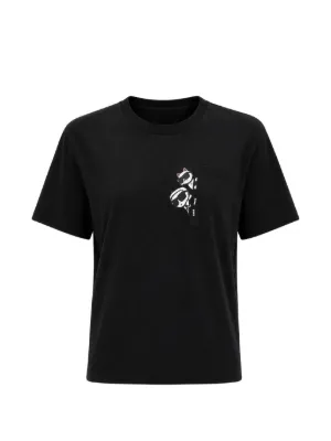 AMIRI Camiseta Com Estampa Domino | Preto | FARFETCH BR