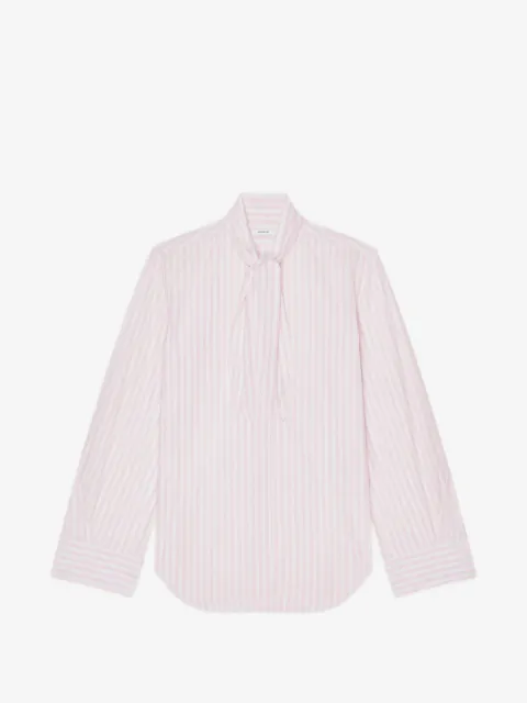 Givenchy рубашка с вышивкой и бантом 