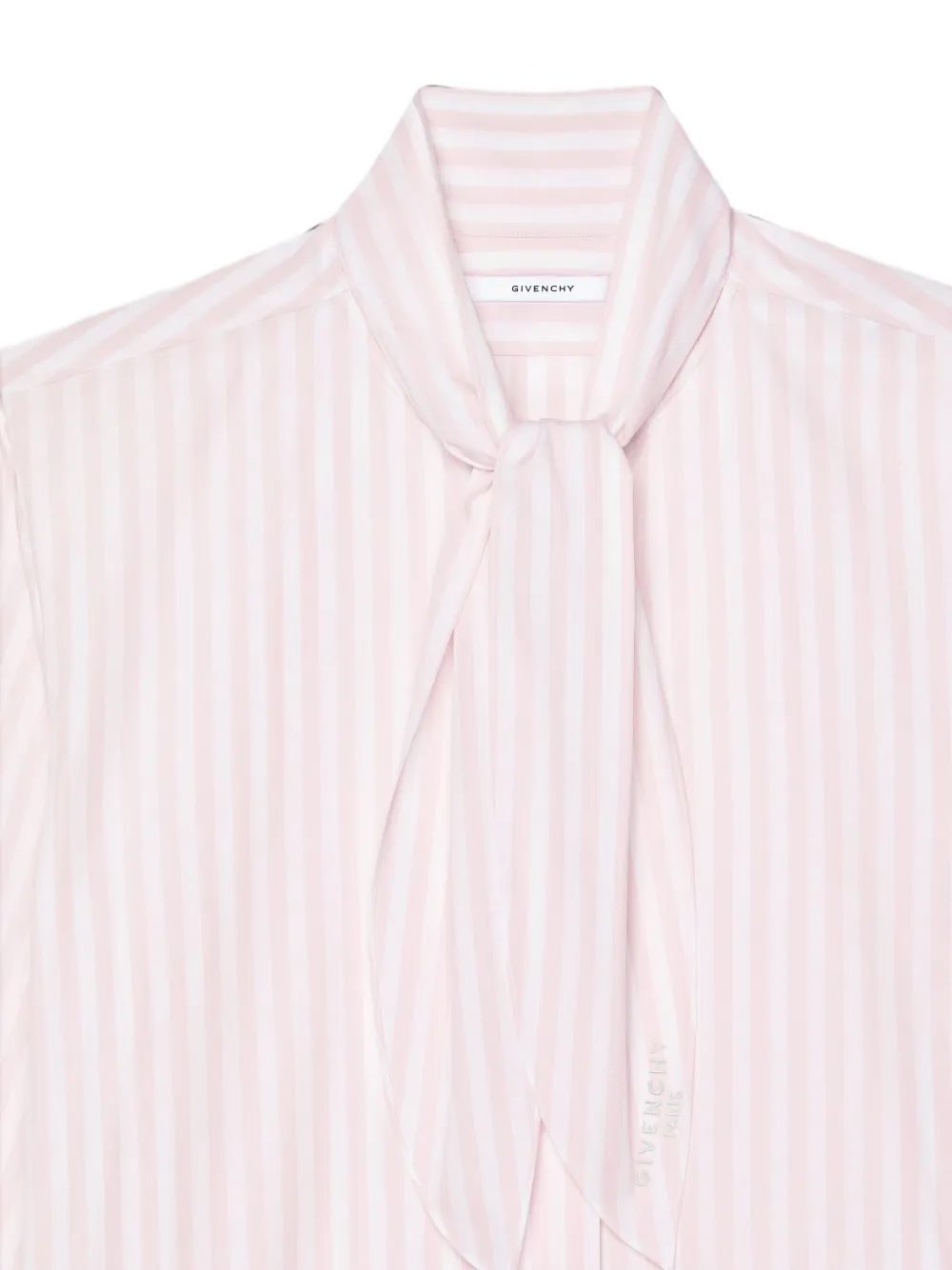 Givenchy Blouse met borduurwerk en strik Roze