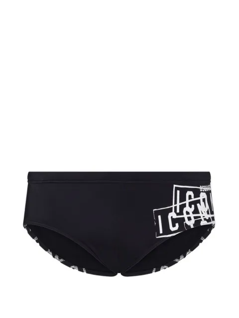 DSQUARED2 Icon logo-print swim briefs