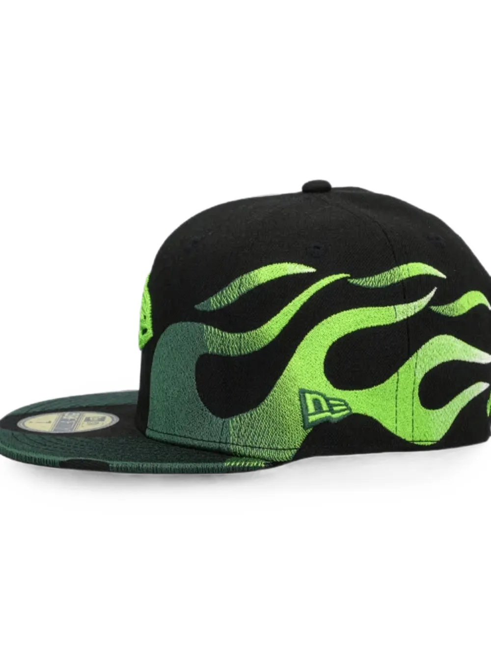 NEW ERA CAP 59Fifty pet met geborduurde vlam Zwart