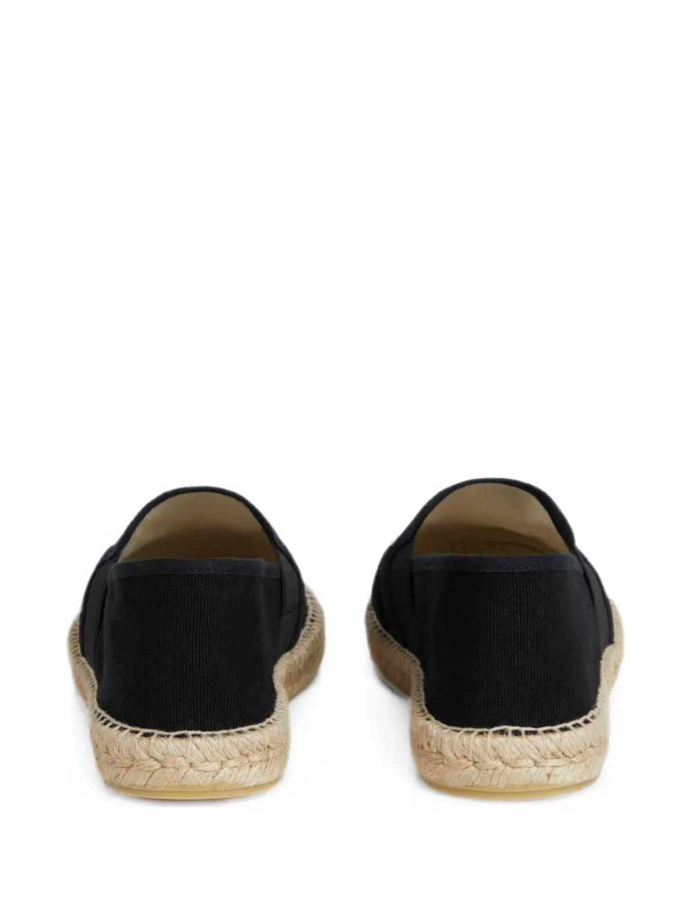 Kenzo logo-embroidered espadrilles Zwart