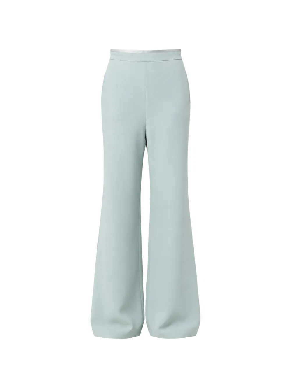 Valentino Garavani wide-leg silk trousers - Blau