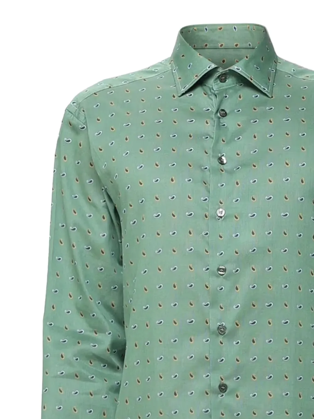ETRO Overhemd met paisley-print Groen