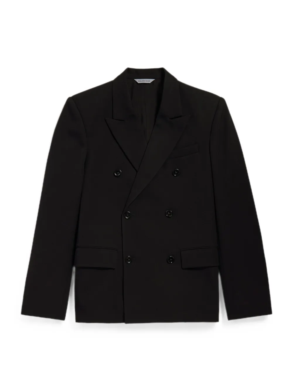 Balenciaga Blazer met dubbele rij knopen Zwart
