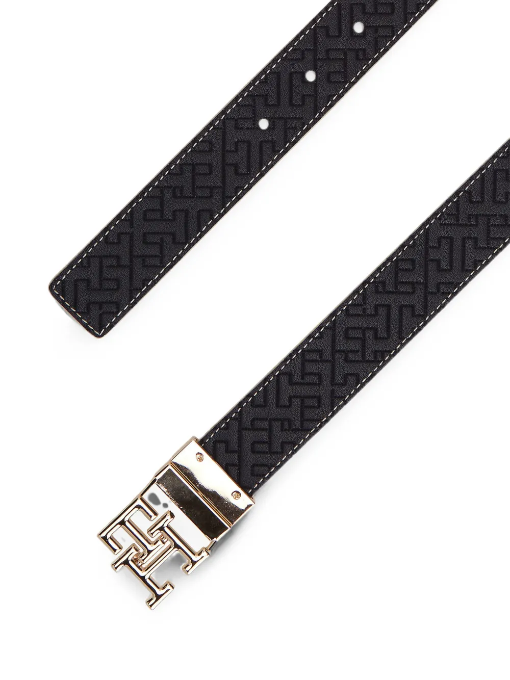 Tommy Hilfiger Omkeerbare riem met logo-monogram Beige