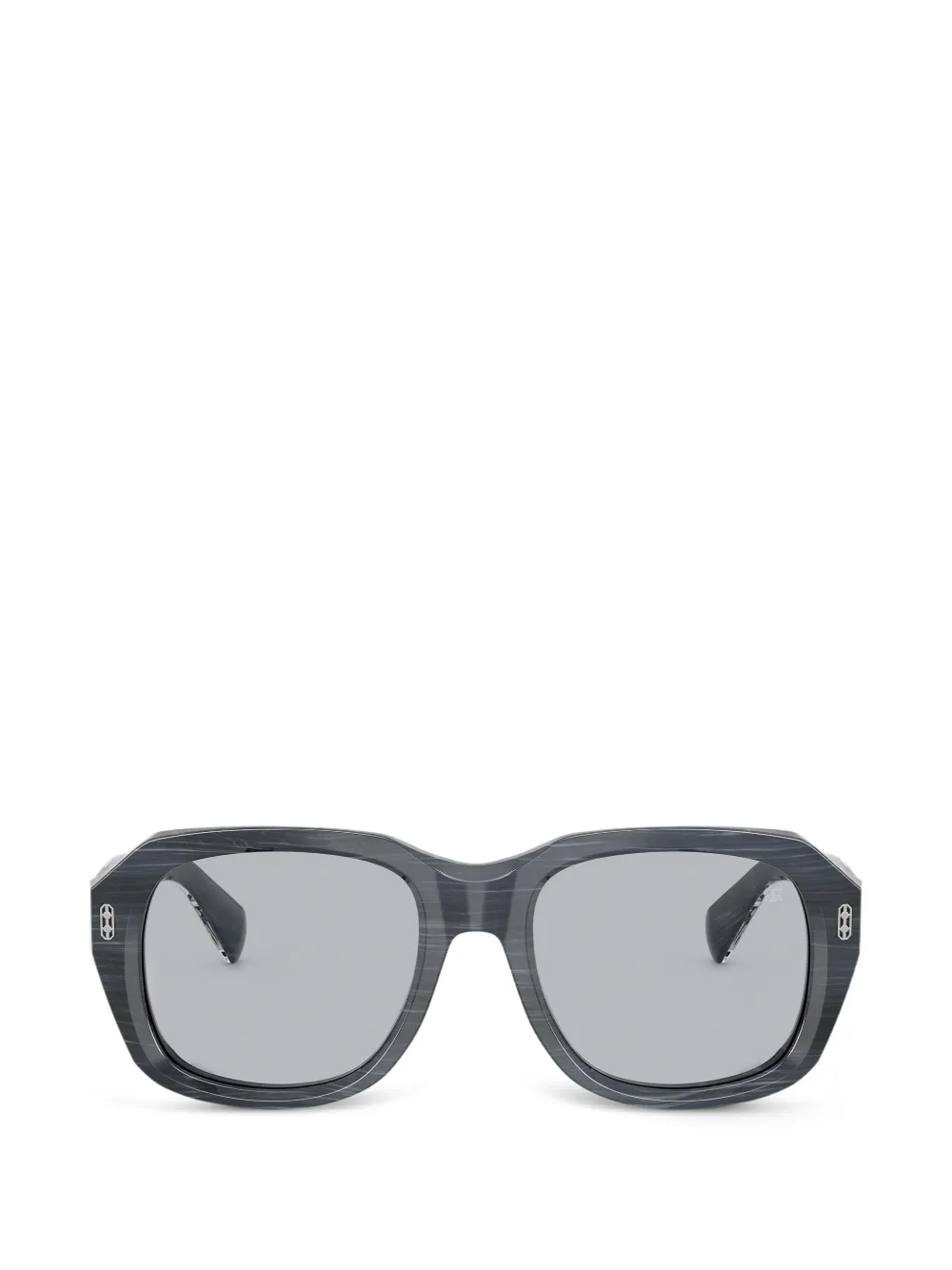Brunello Cucinelli geometric-frame sunglasses - Grigio