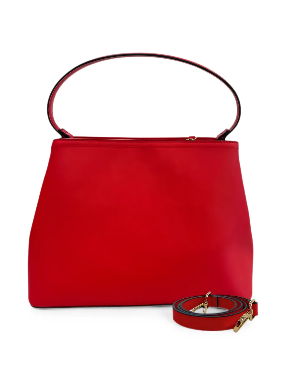 TWINSET Schoudertas met logoplakkaat Rood