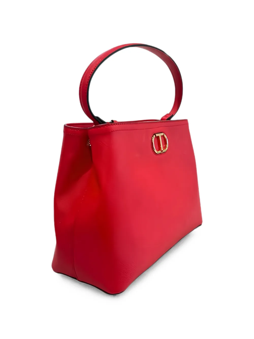 TWINSET Schoudertas met logoplakkaat Rood
