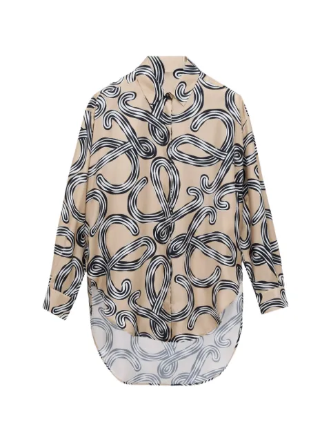 LOEWE camisa holgada con Anagrama estampado