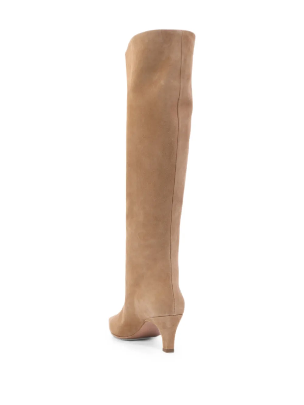 Notabene Flavia pointed-toe knee-high boots Beige