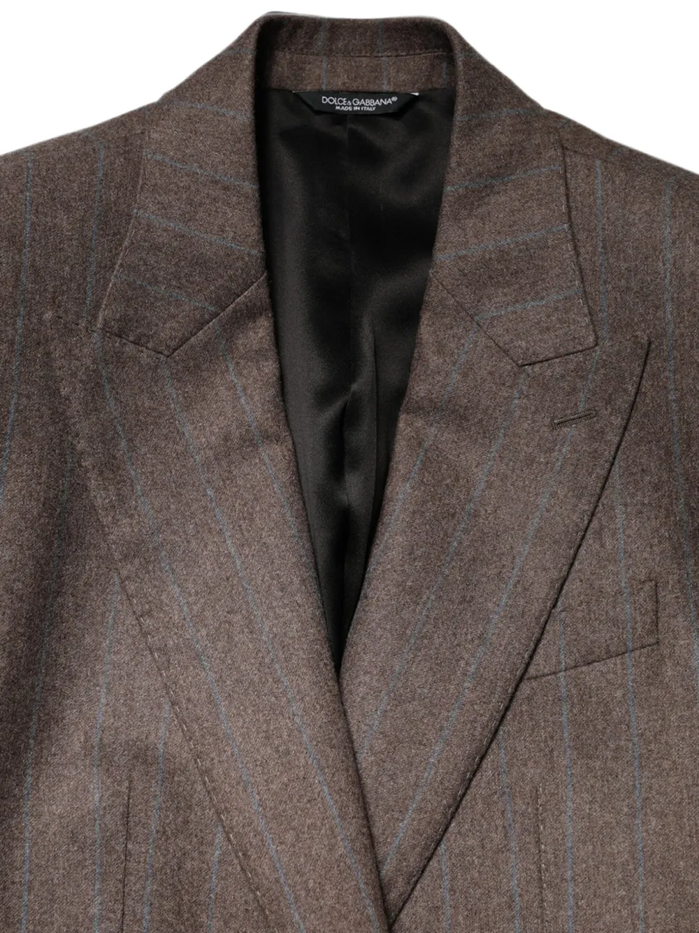 Dolce & Gabbana Blazer met krijtstreep Bruin