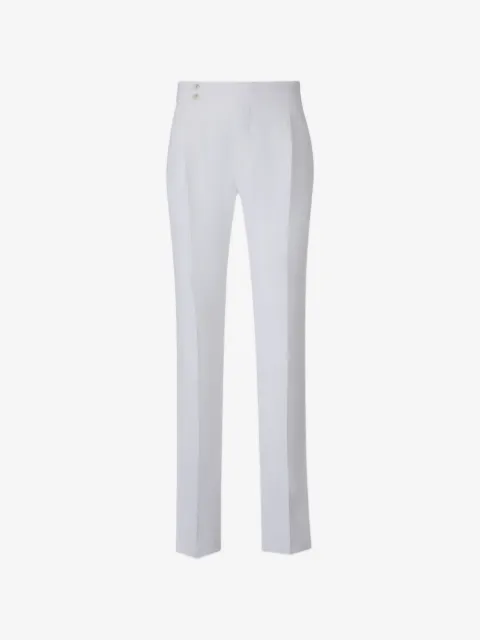 Scabal linen tailored trousers