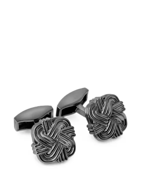 Tateossian Twins knot-motif cufflinks