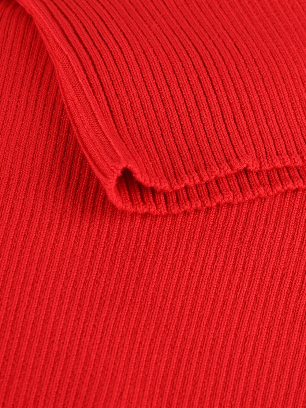 Prada Ribgebreide trui Rood