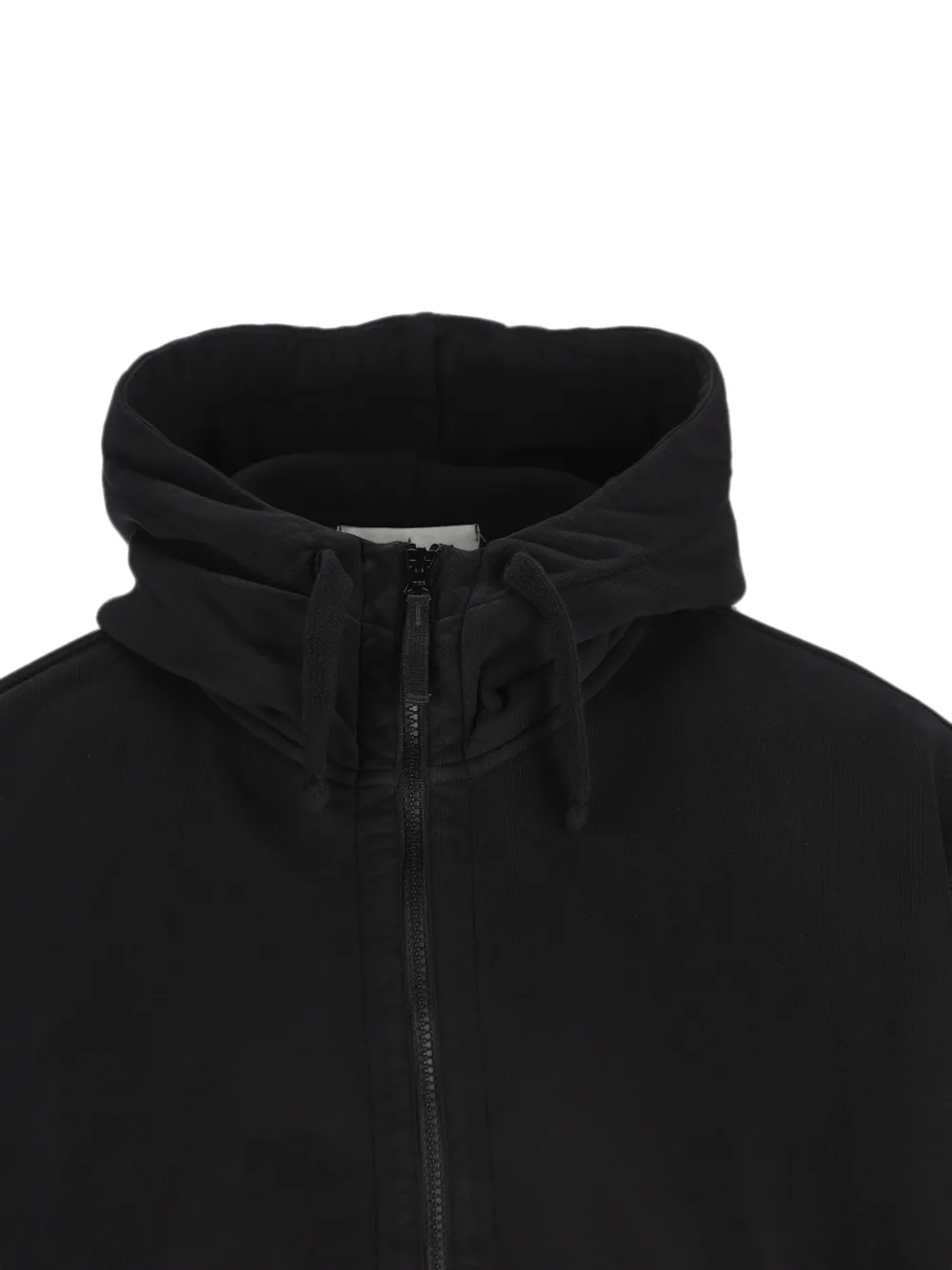 Stone Island 6100009 biologisch katoenen fleece Zwart