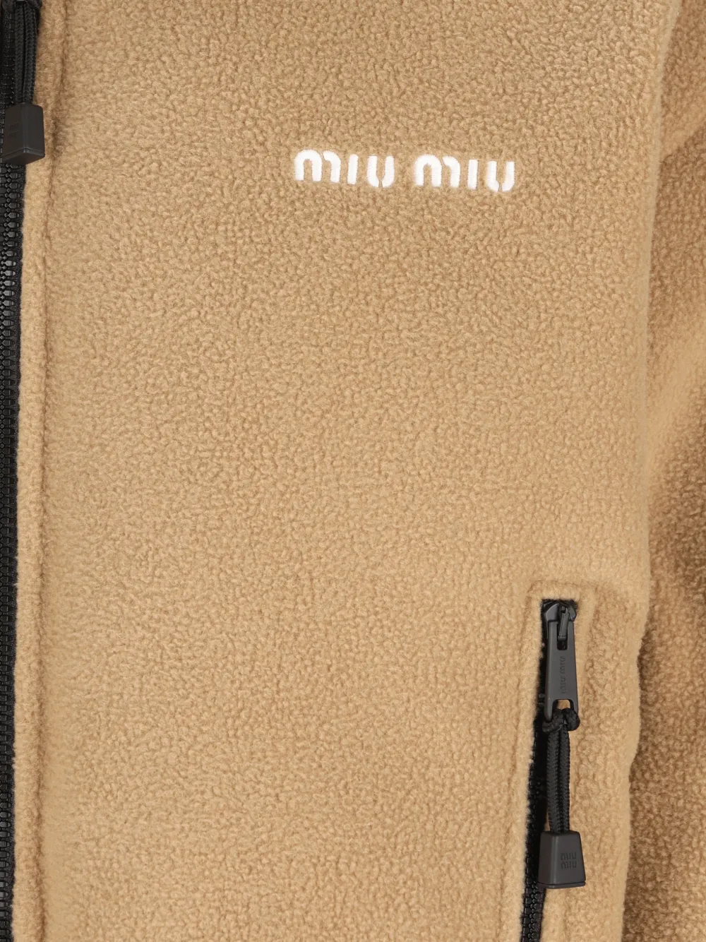 Miu Fleece jack Beige