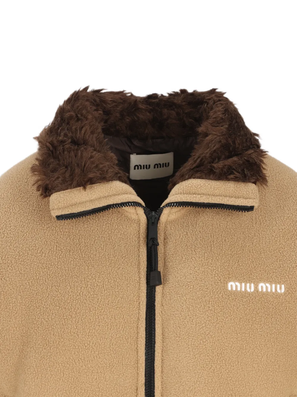 Miu Fleece jack Beige