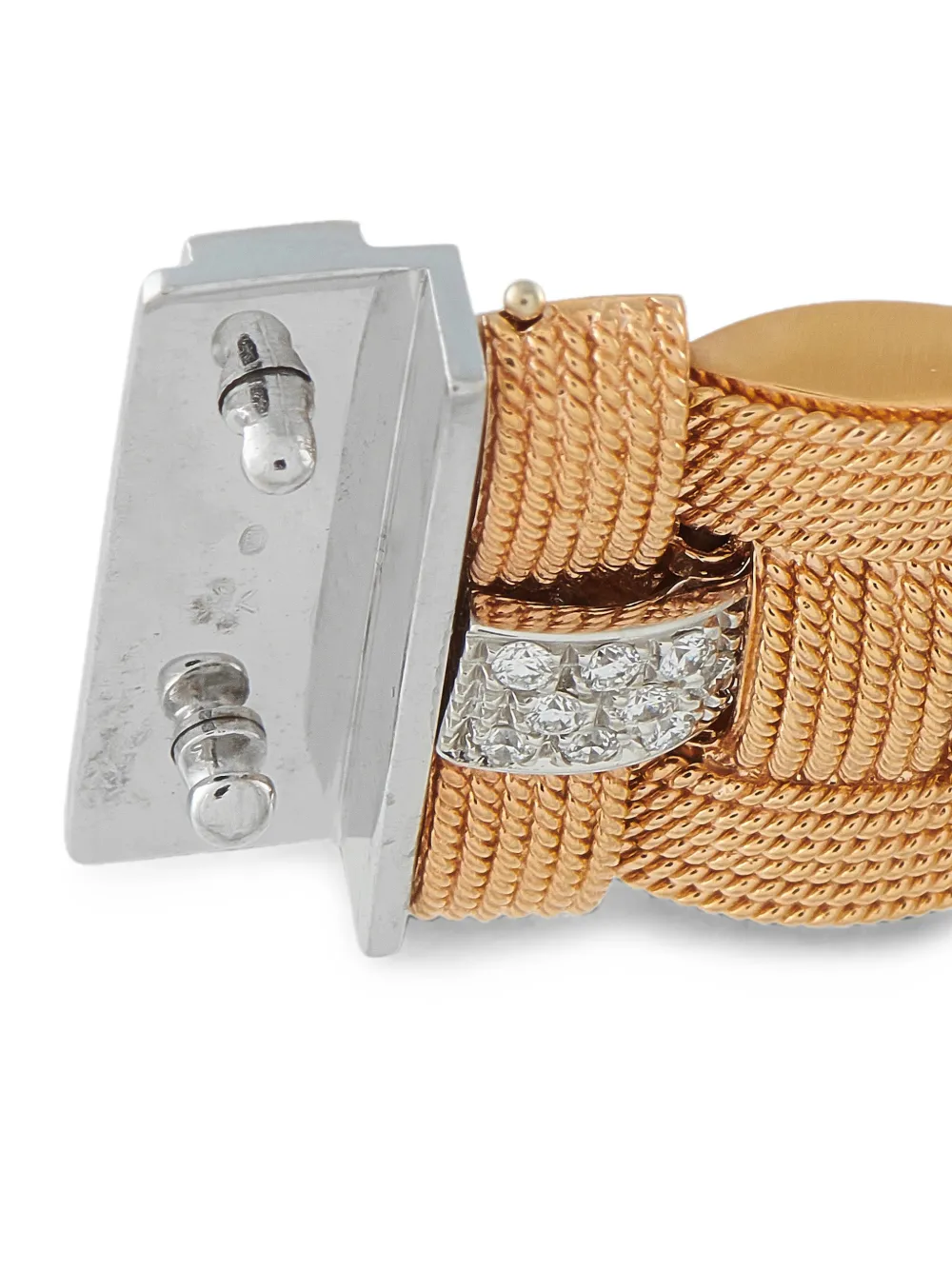 Roberto Coin Pre-owned Appassionata Diamond Bracelet in Gold, view 3