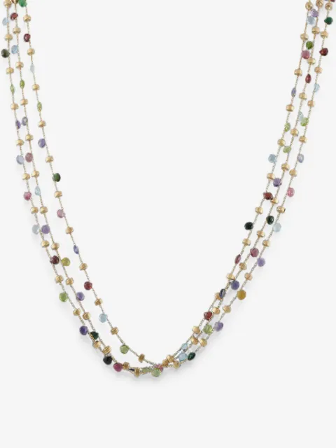 Marco Bicego multi-strand gemstone necklace