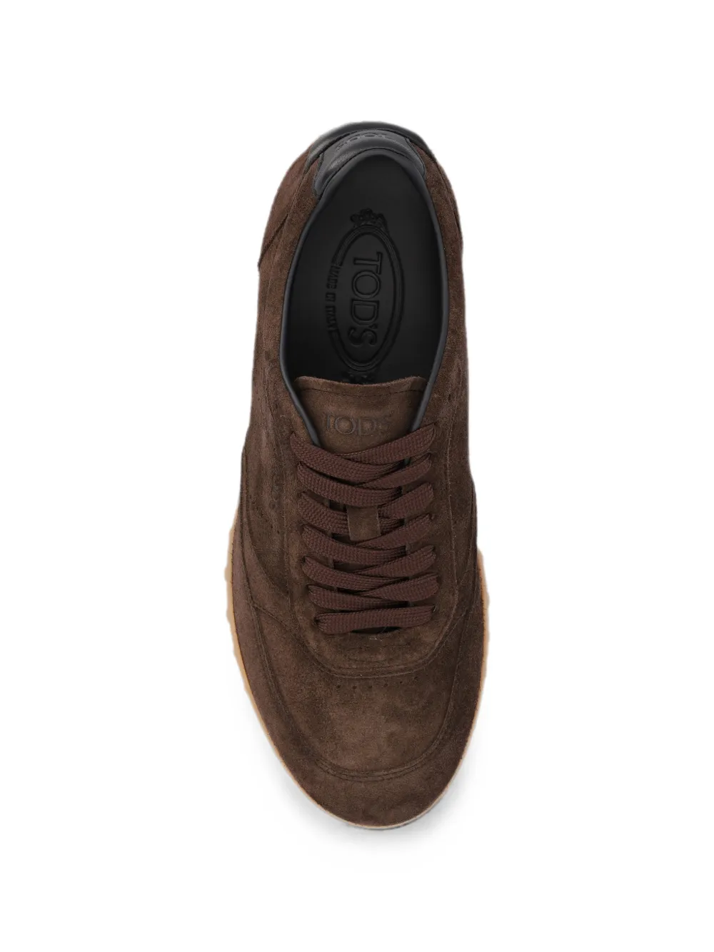Tod's T Marathon suede sneakers Bruin