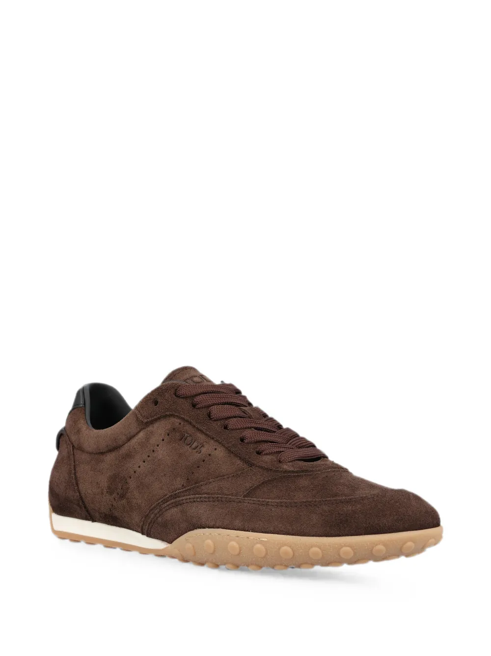 Tod's T Marathon suede sneakers Bruin