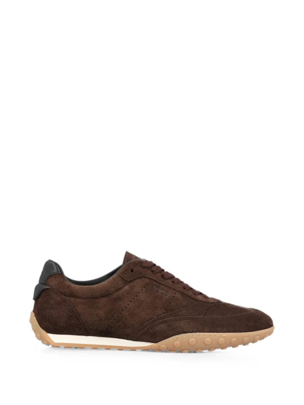 Tod's T Marathon suede sneakers Bruin