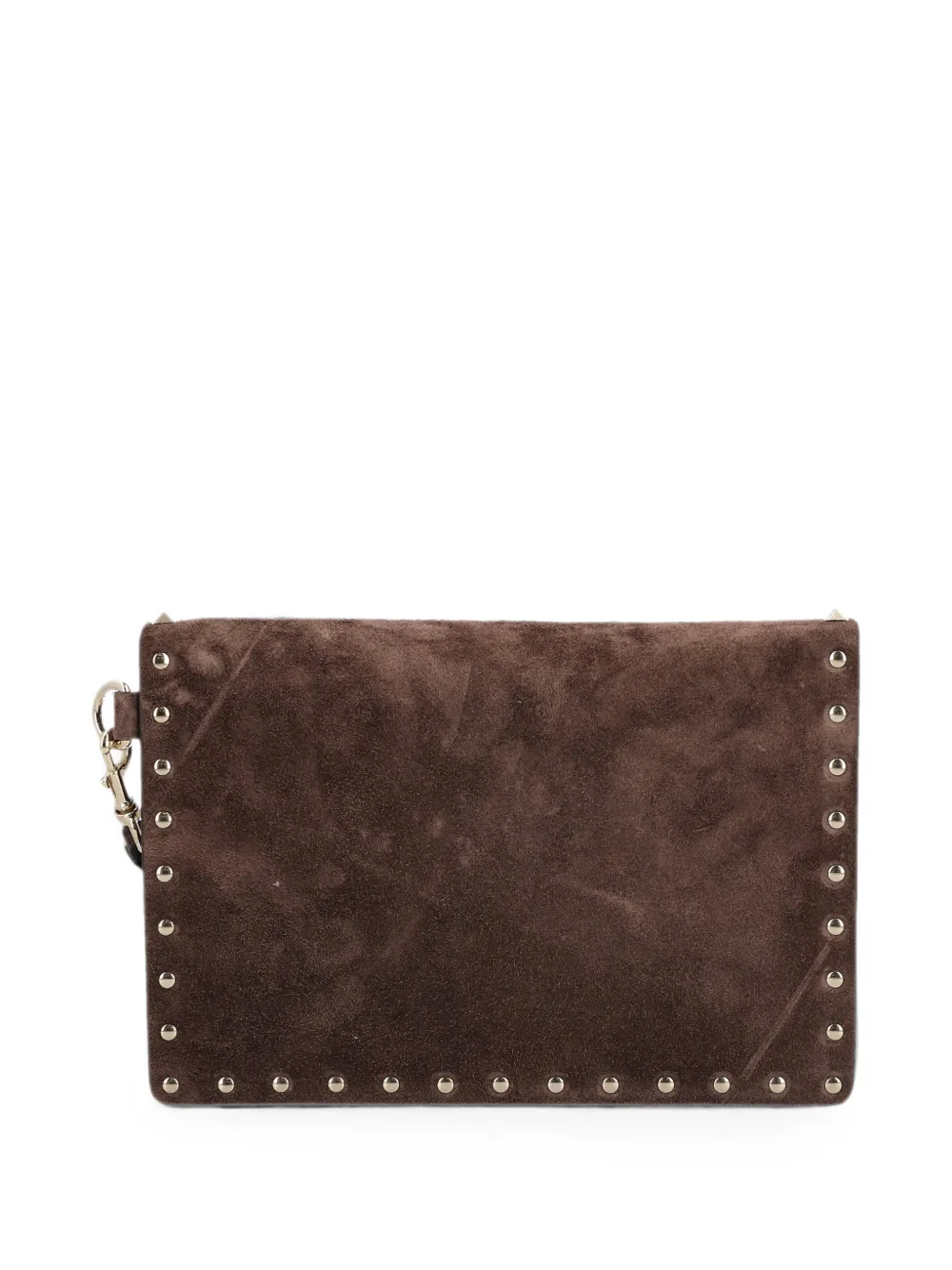 Valentino Garavani Rockstud suède buidel Bruin
