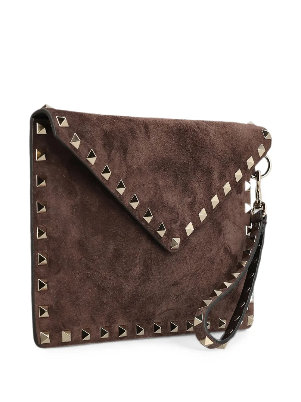 Valentino Garavani Rockstud suède buidel Bruin
