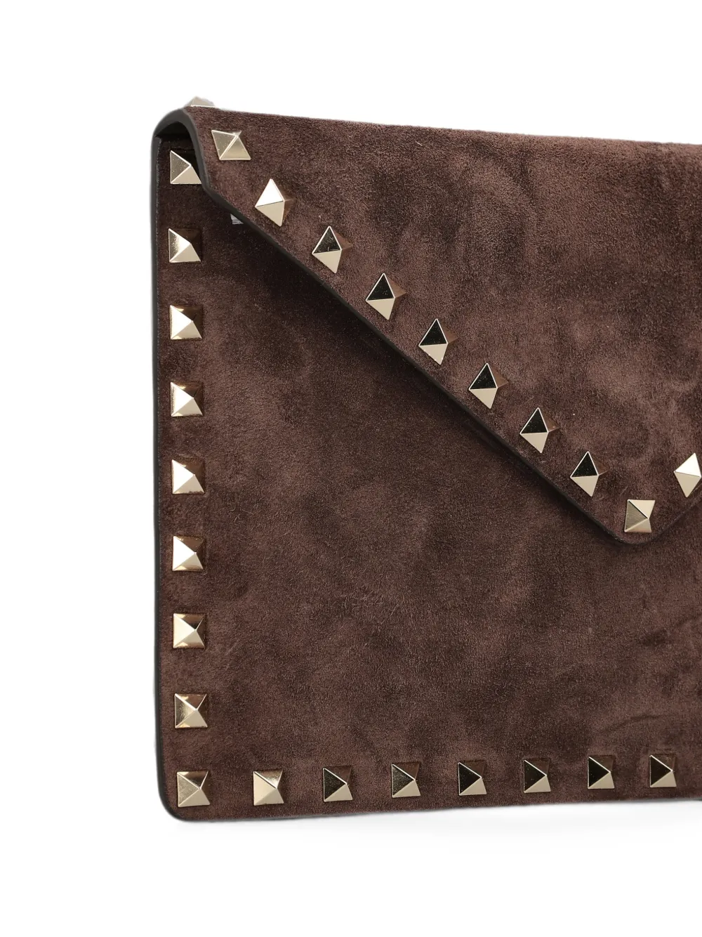 Valentino Garavani Rockstud suède buidel Bruin