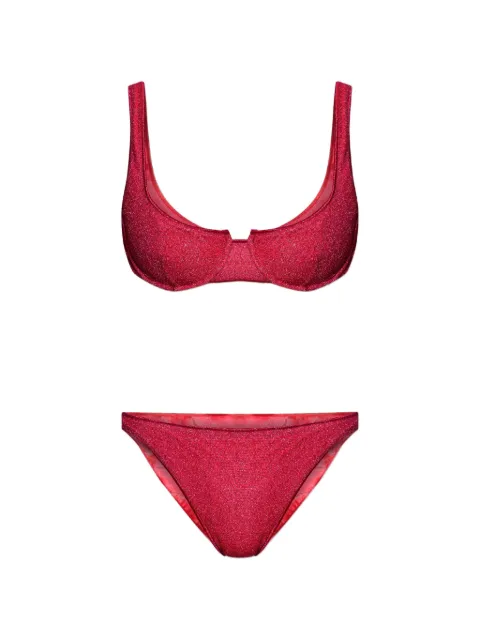 Oséree bikini à effet métallisé