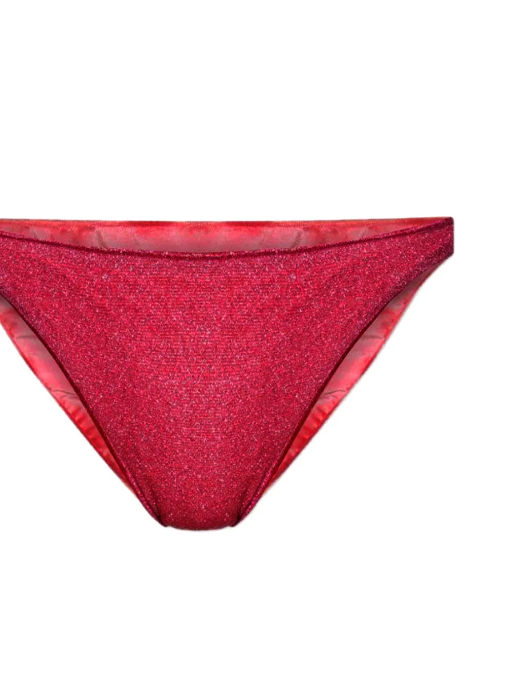 Oséree Bikini met metallic-effect Rood