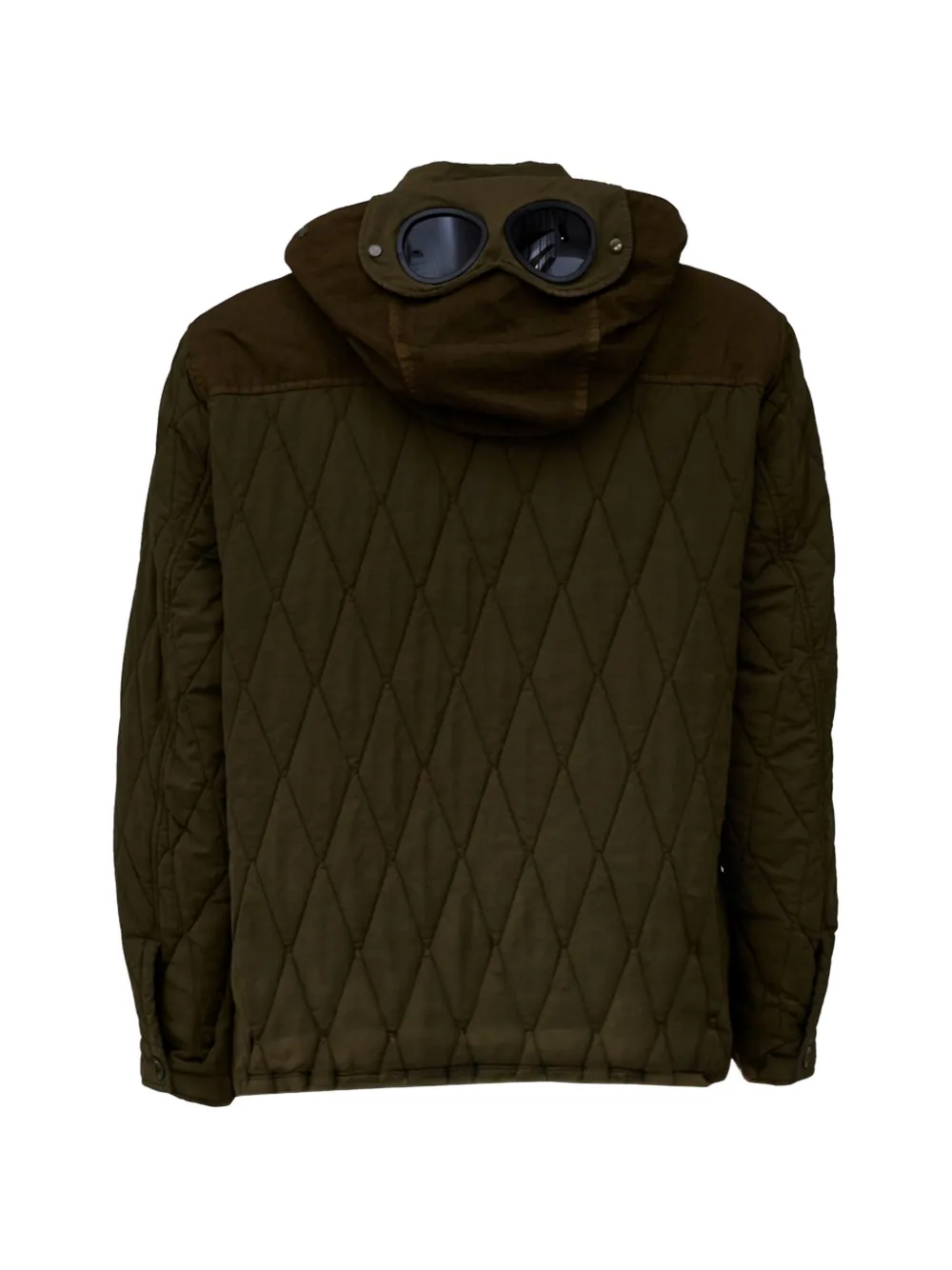 C.P. Company GD Liner Goggle gewatteerd jack Groen