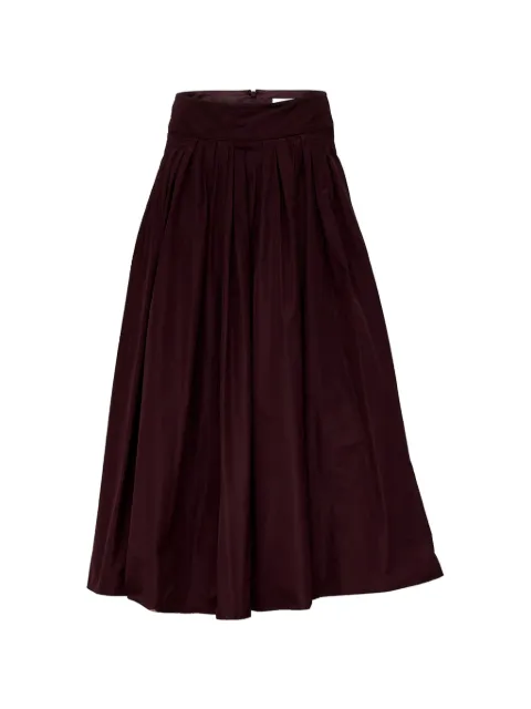 'S Max Mara Romina pleated taffeta midi skirt