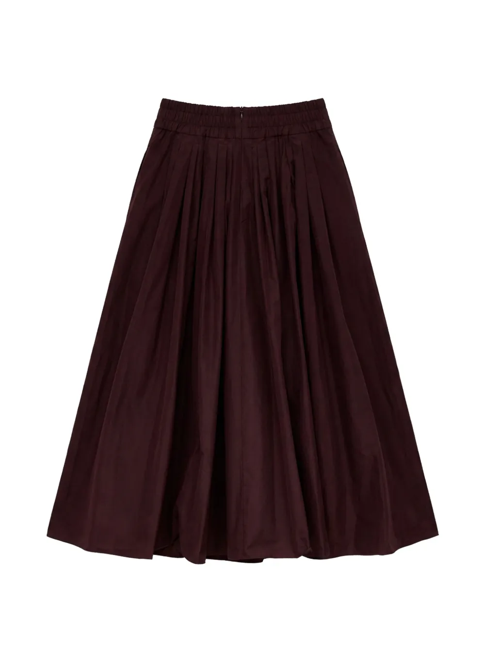 'S Max Mara Romina taffeta midi-rok met plooien Rood