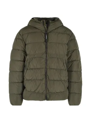 Stone Island Hooded Down Jacket | Grey | FARFETCH