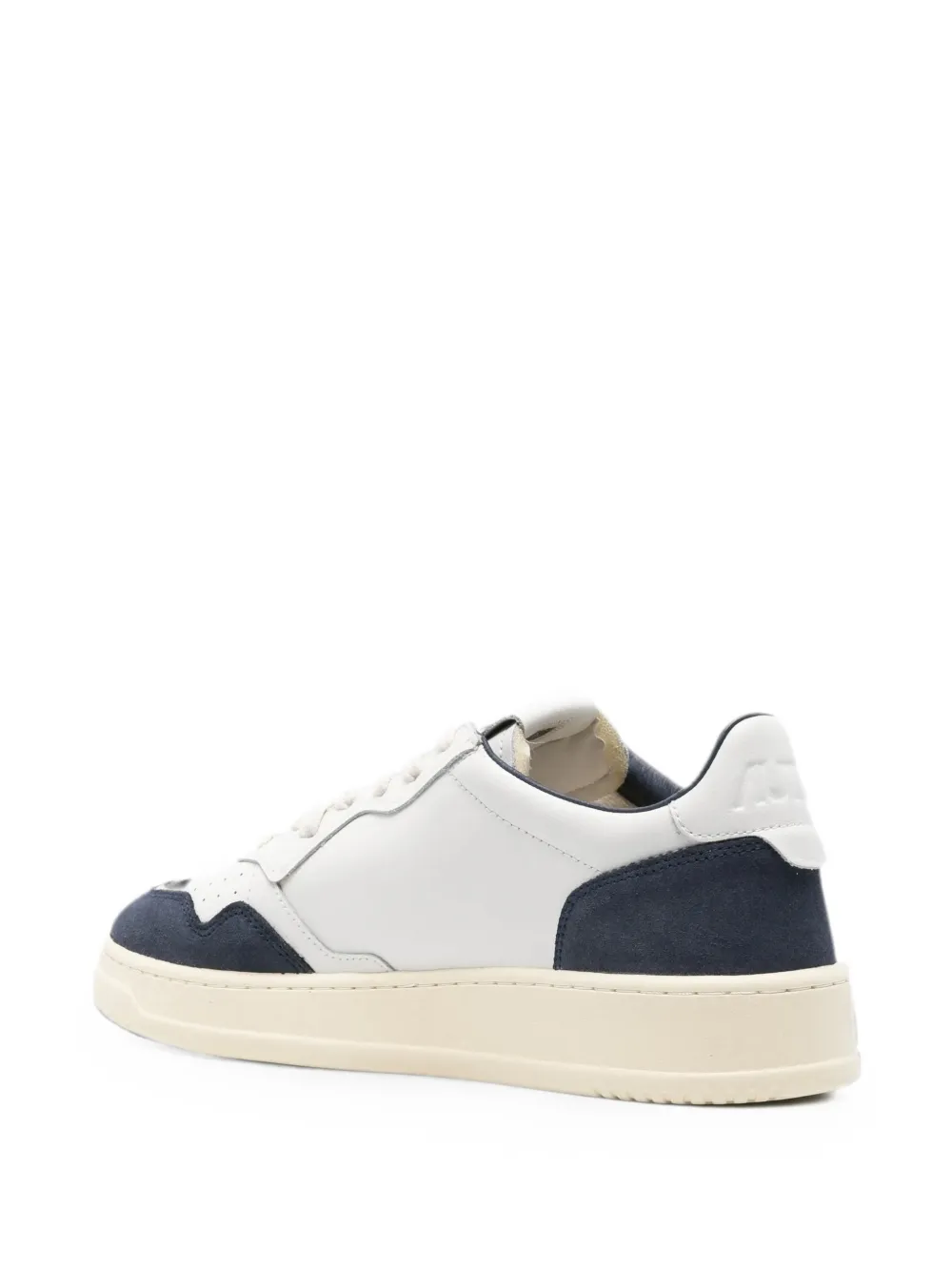 Autry Medalist panelled leather sneakers Wit