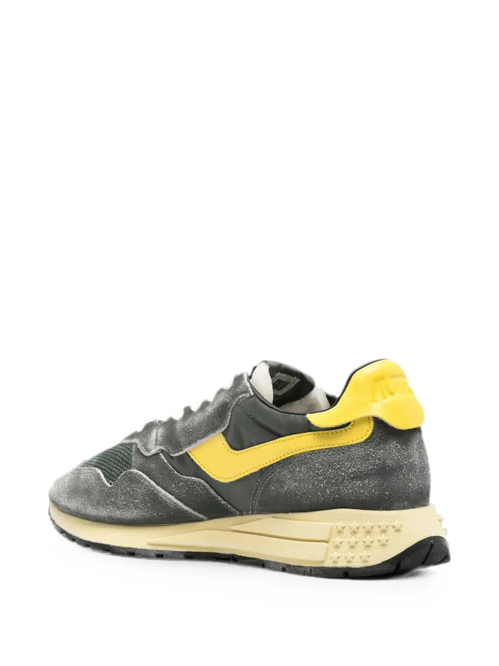 Autry Reelwind suede-panel sneakers Grijs