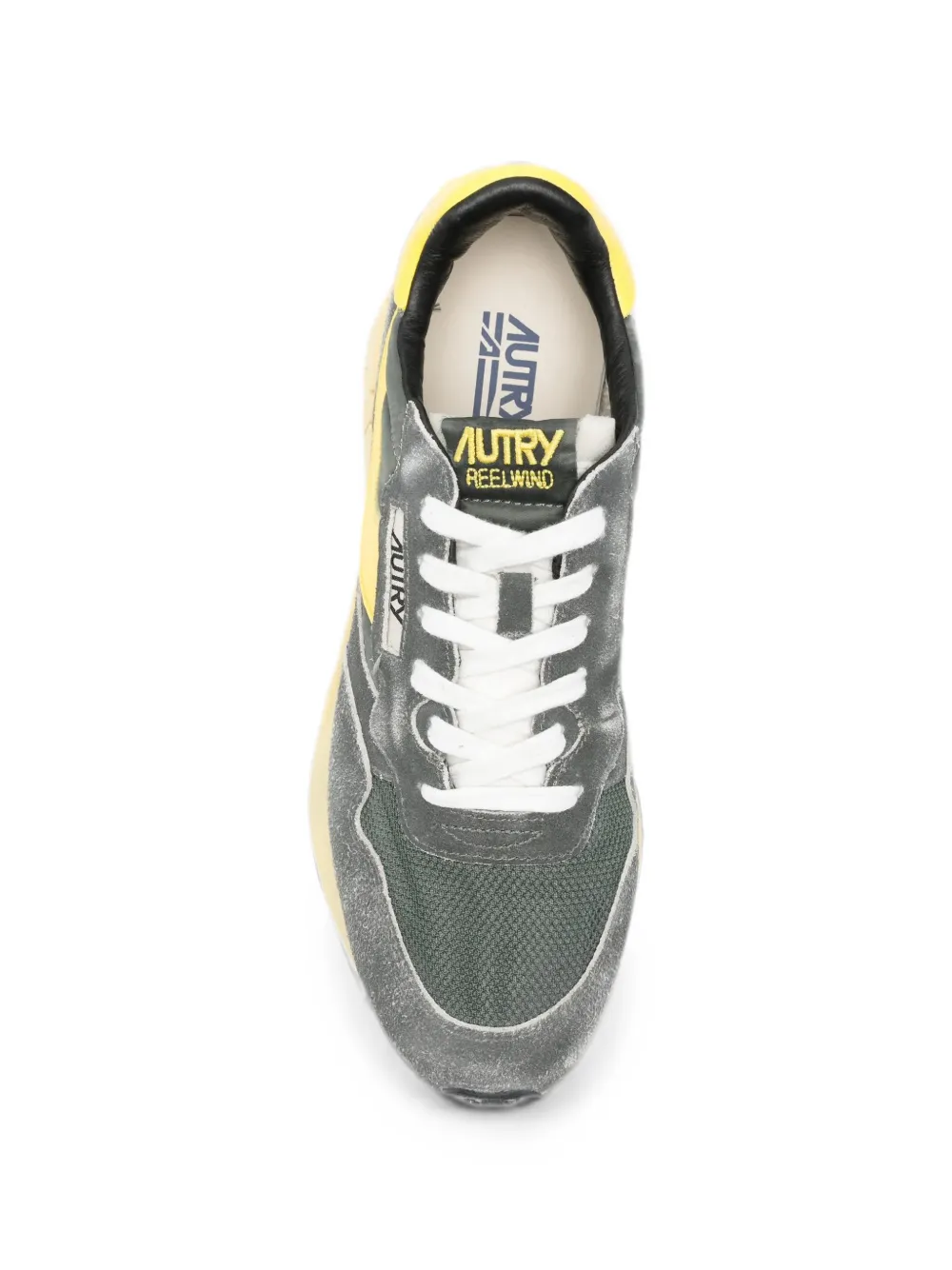 Autry Reelwind suede-panel sneakers Grijs