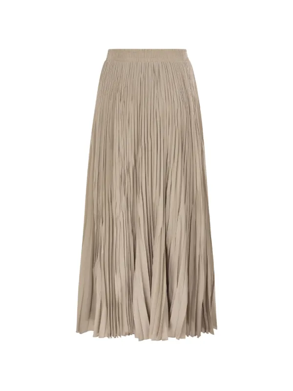 Weekend Max Mara Pleated Flared Maxi Skirt | Neutrals | FARFETCH