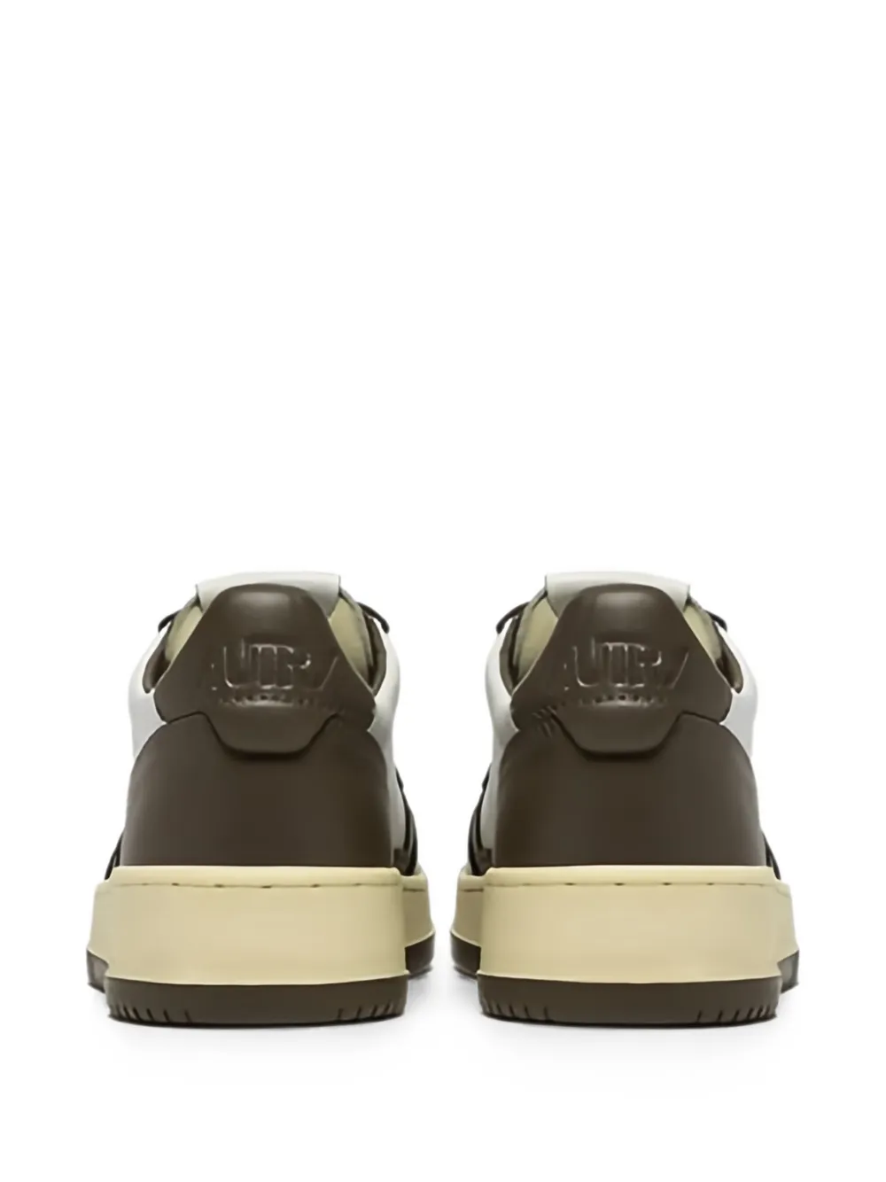 Autry Medalist colour-block leather sneakers Wit