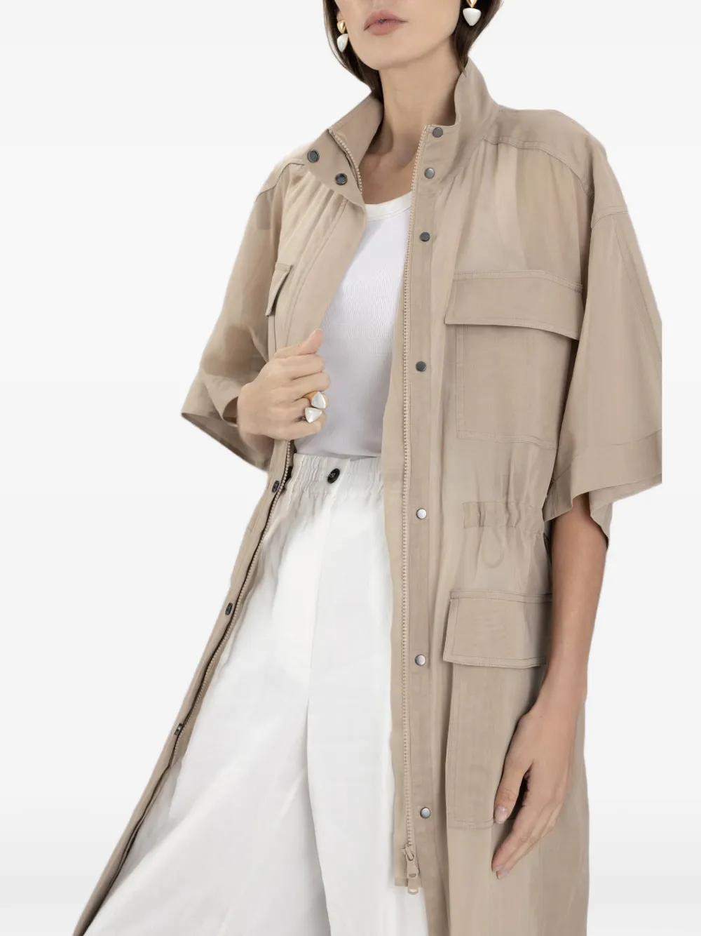 Brunello Cucinelli Cargo blousejurk Beige